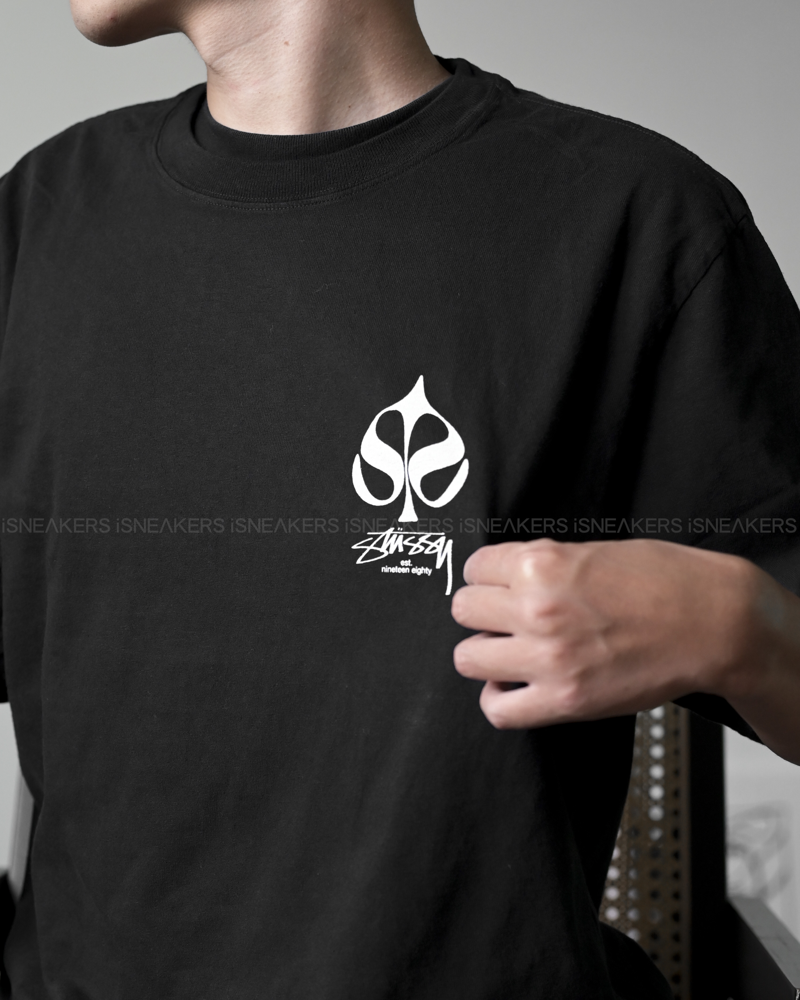 iSNEAKERS｜Stussy 25ss Spade Tee Pigment Dyed 黑桃