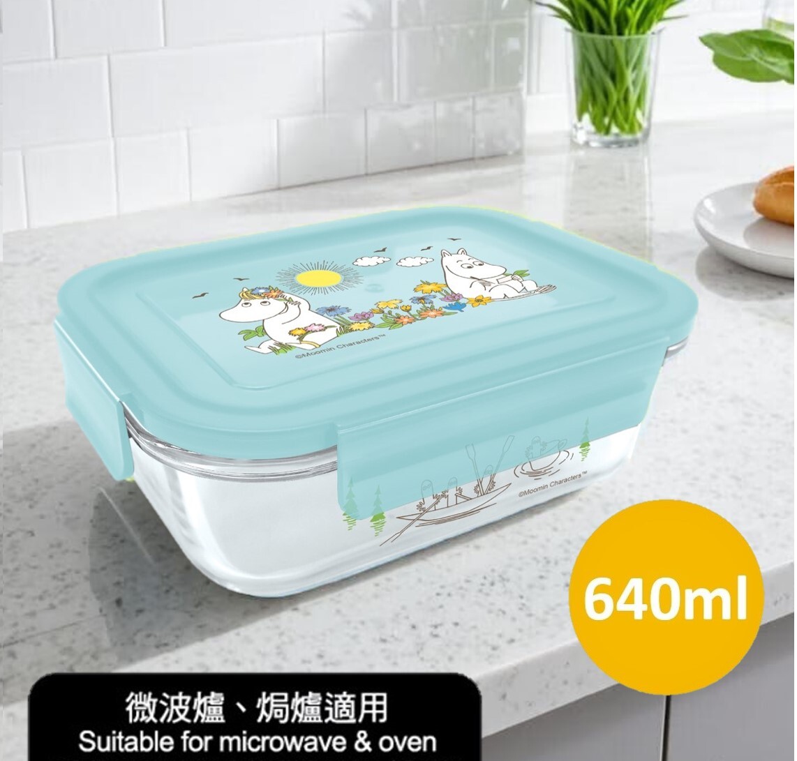 姆明一族 |玻璃食品餐盒 食品容器 午餐盒