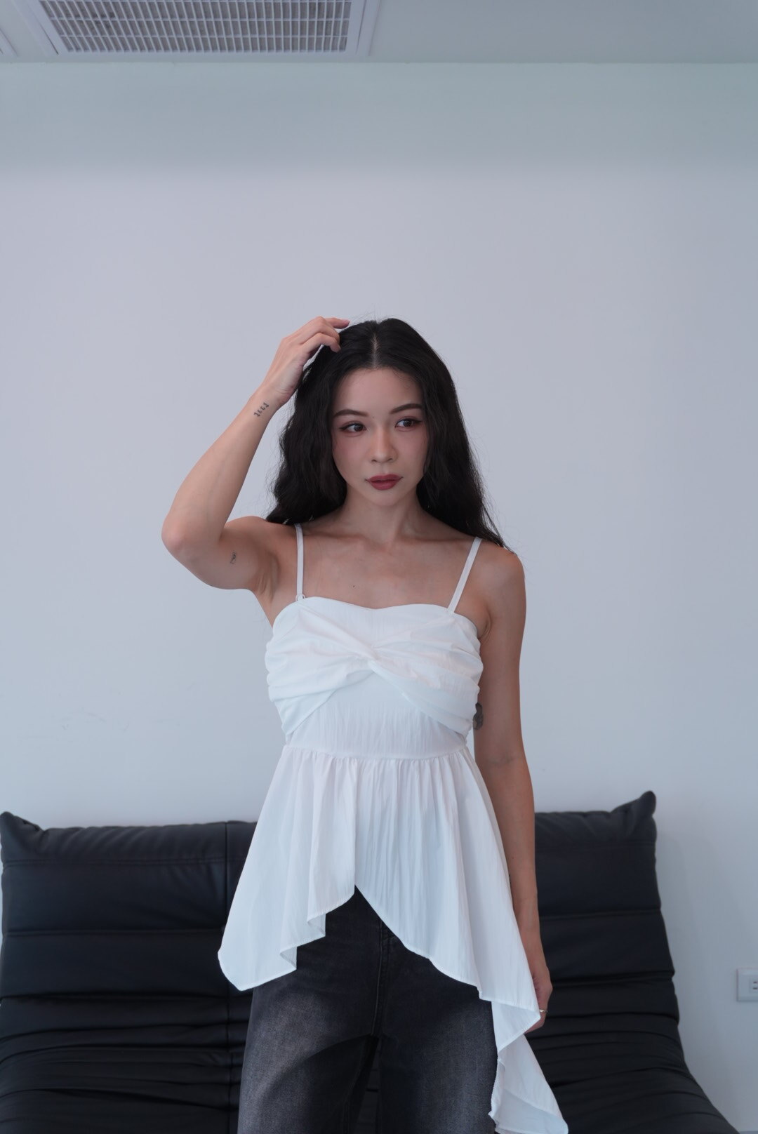 扭結不規則上衣