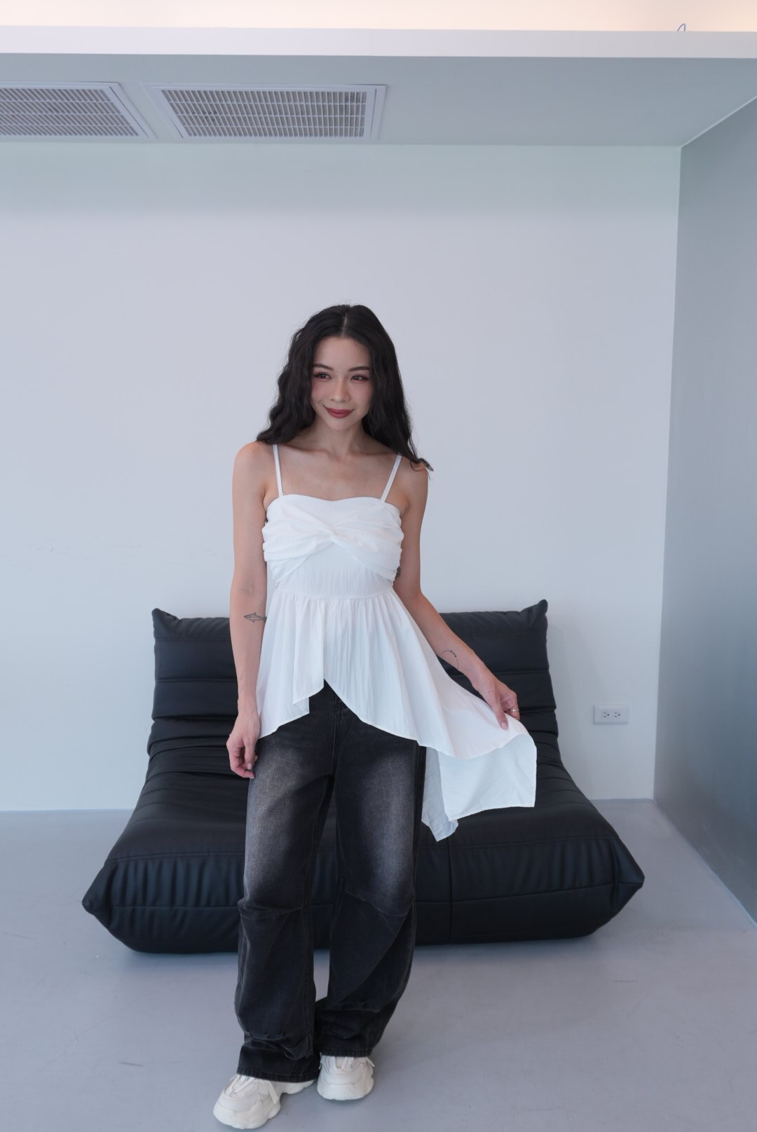 扭結不規則上衣