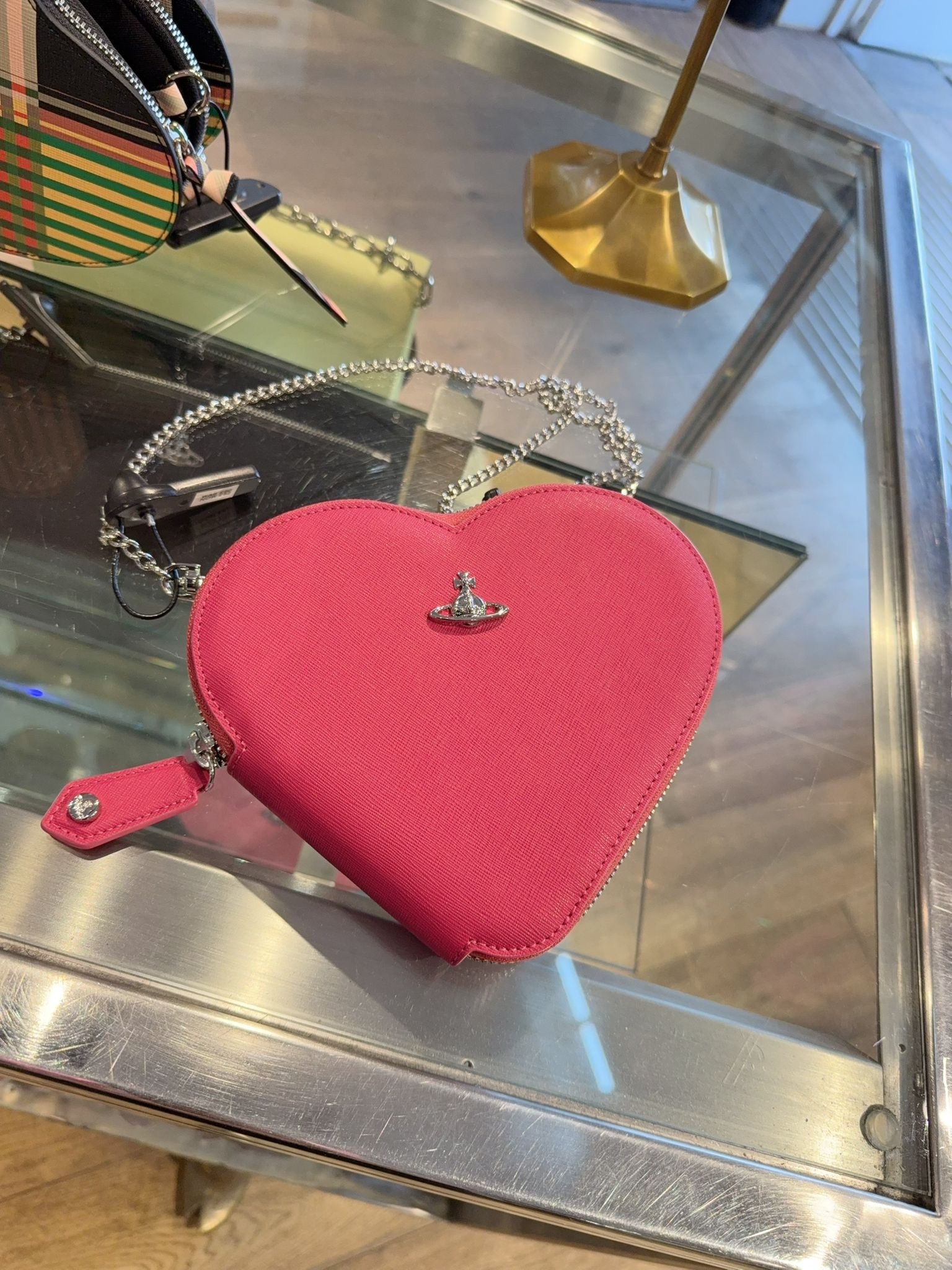 Vivienne Westwood New Heart Crossbody bag Pink