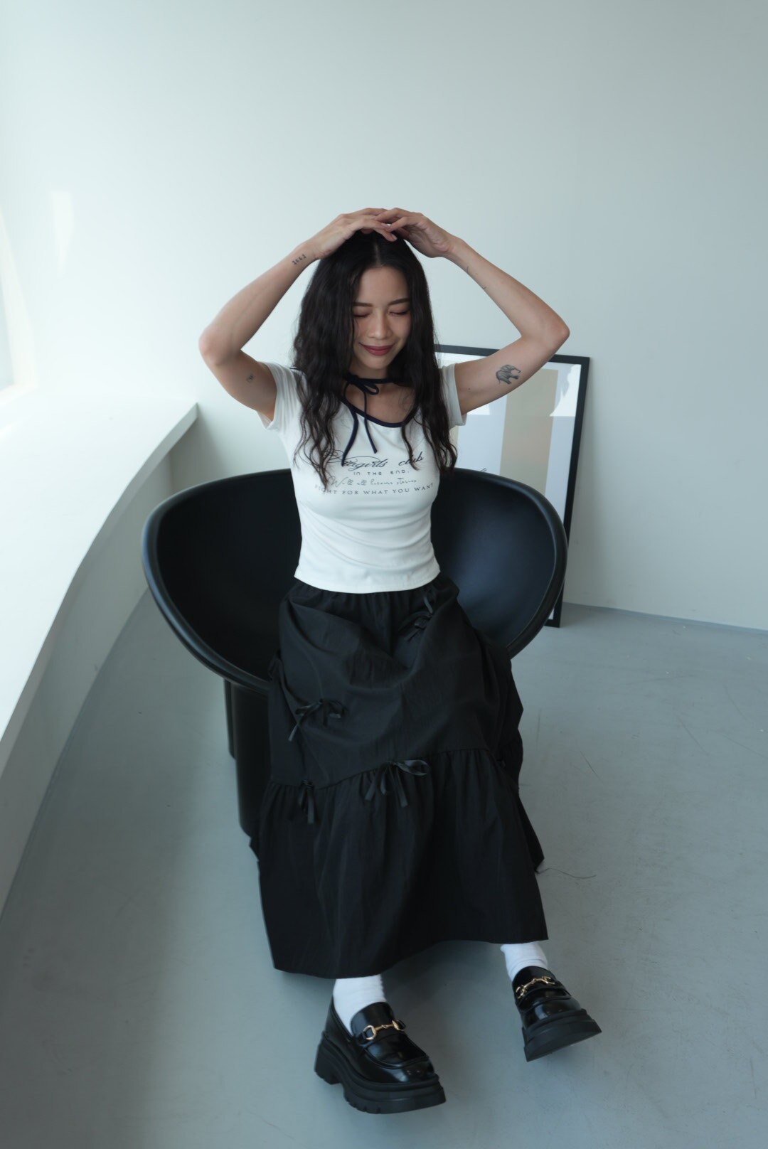 斜肩草寫繞脖踢