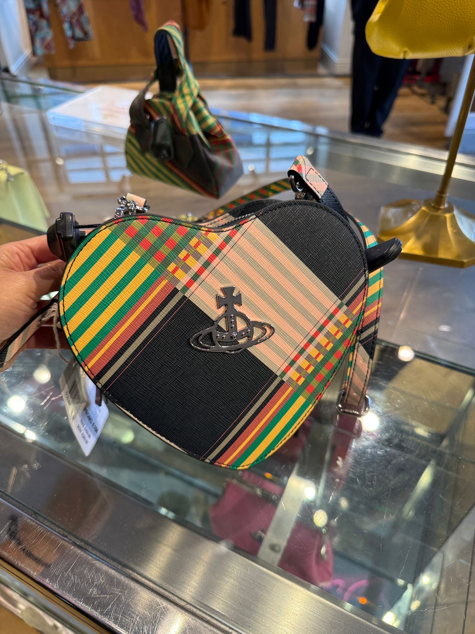 Vivienne Westwood Louise Heart Crossbody bag Multicolor