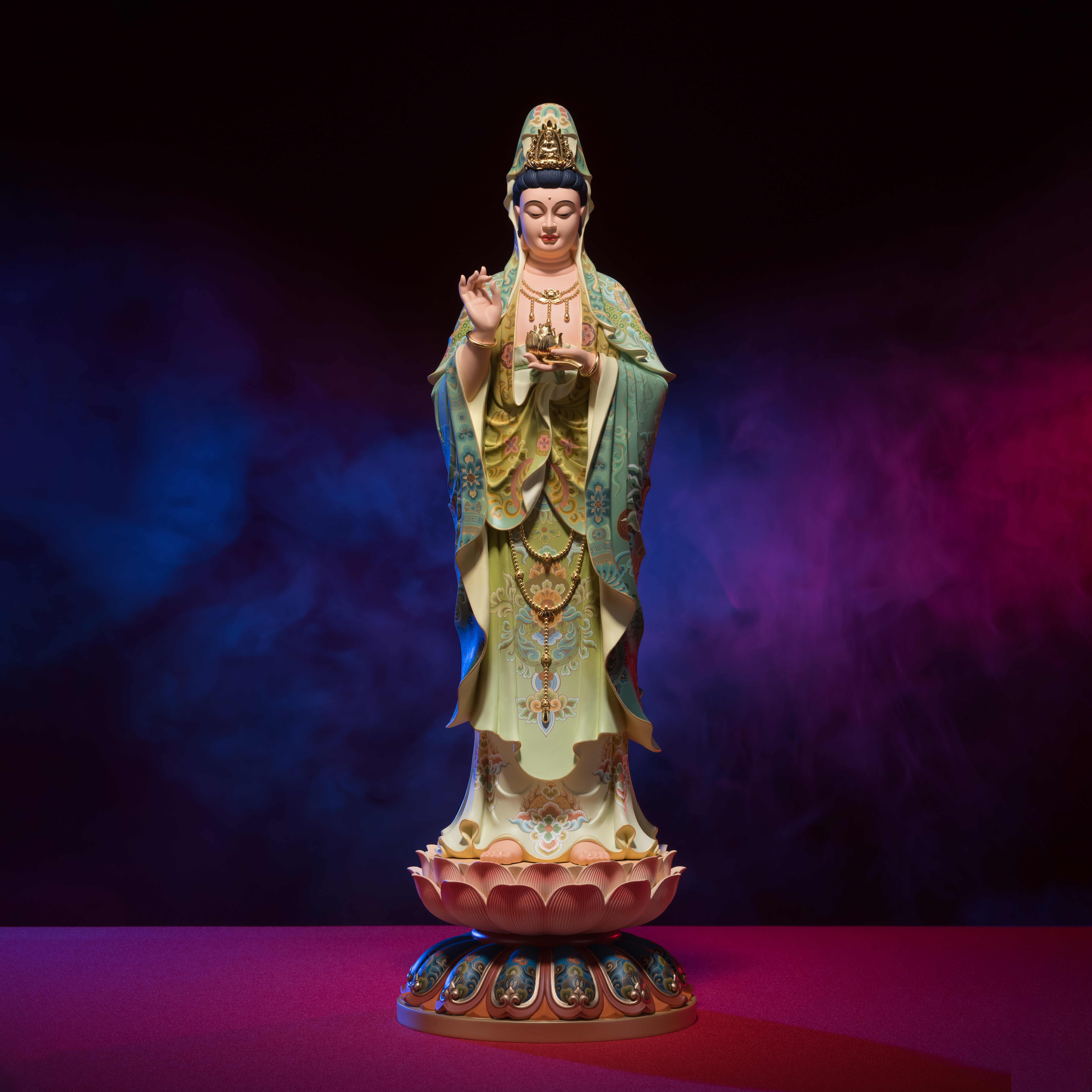 太銅．持蓮觀音｜收藏級藝術品