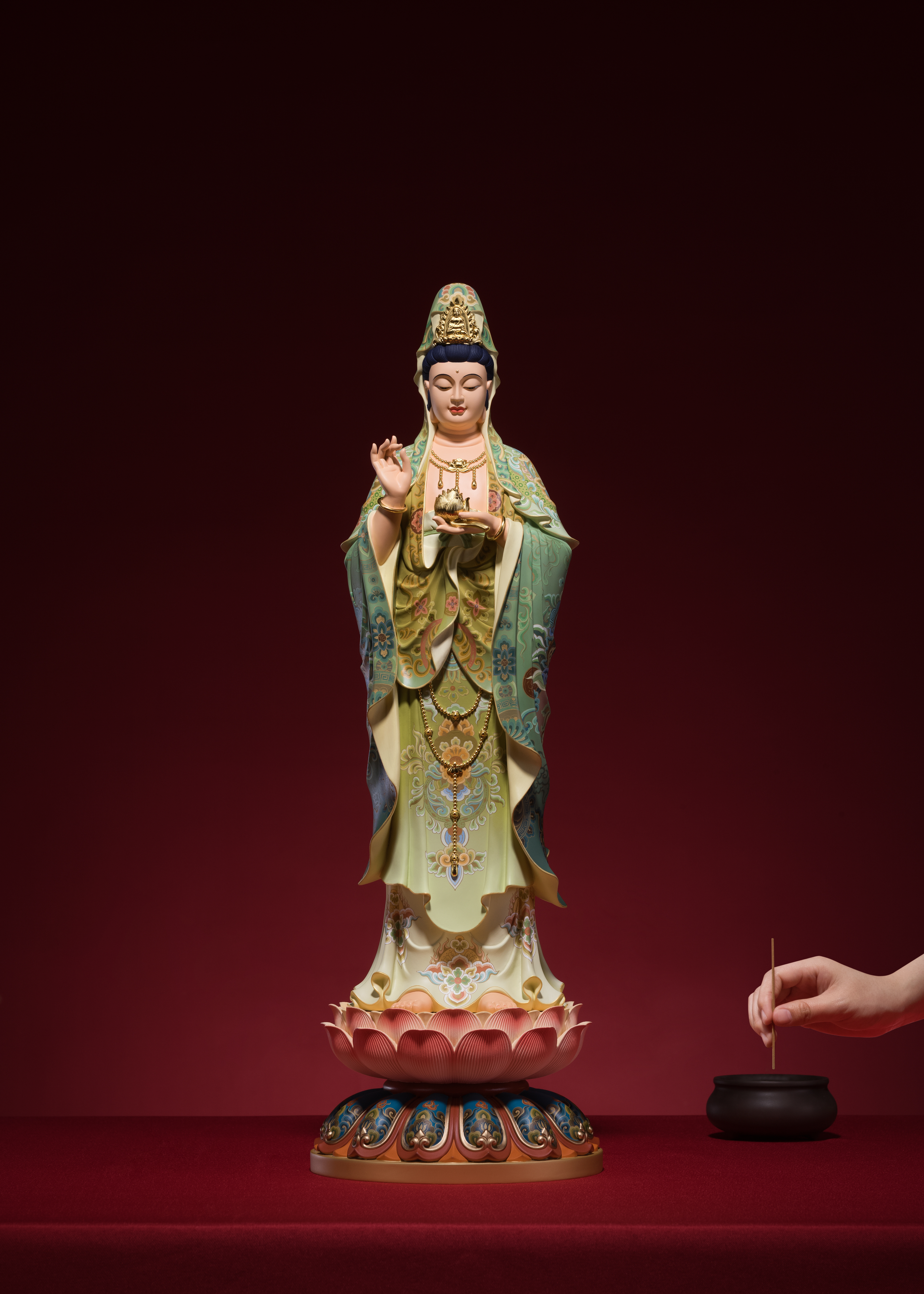 太銅．持蓮觀音｜收藏級藝術品