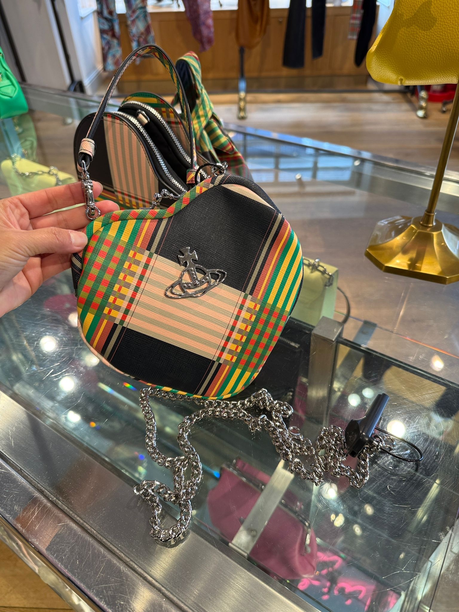 Vivienne Westwood Belle Heart Frame bag Multicolor