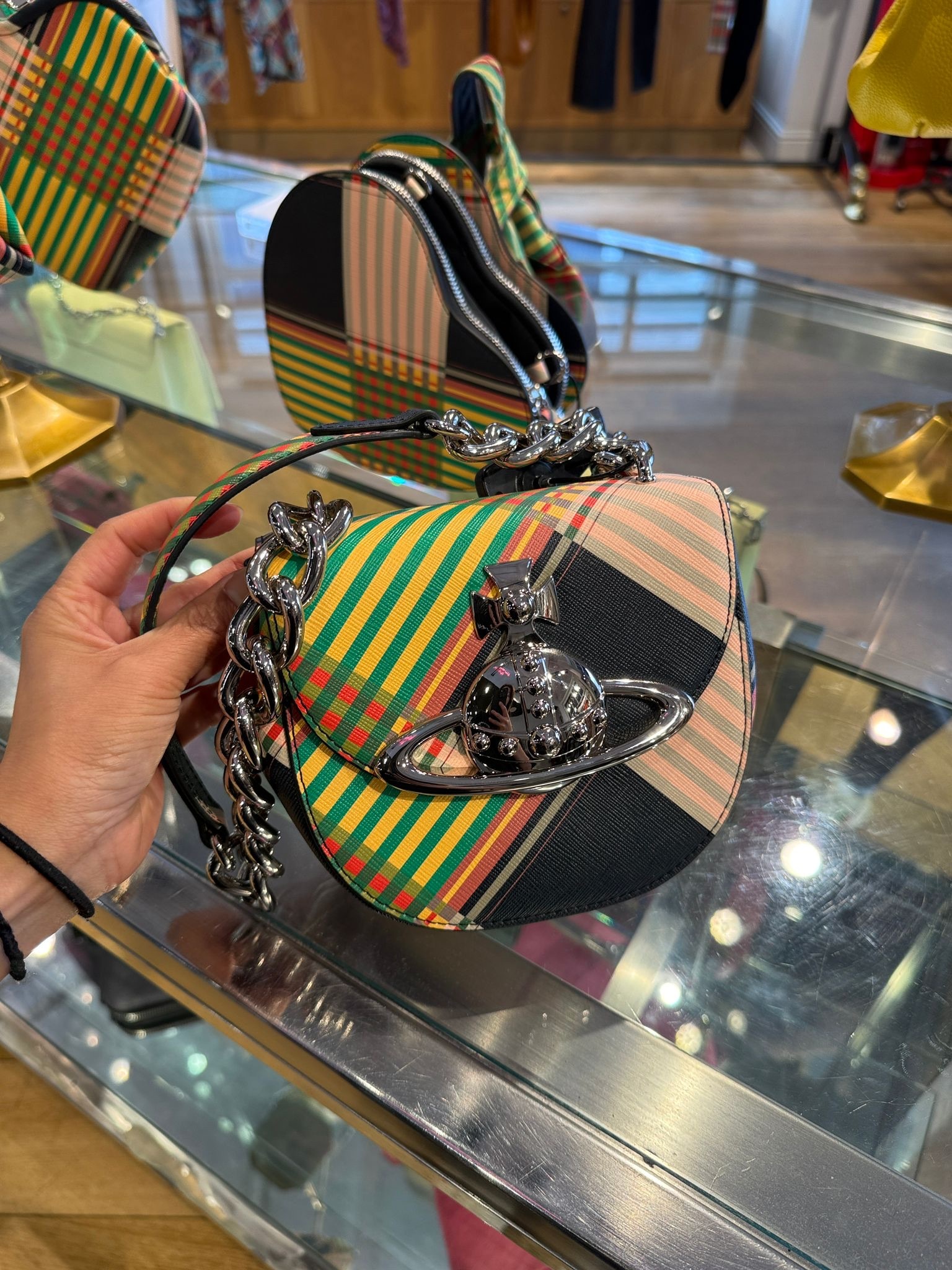 Vivienne Westwood Jodie Saddle bag Multicolor