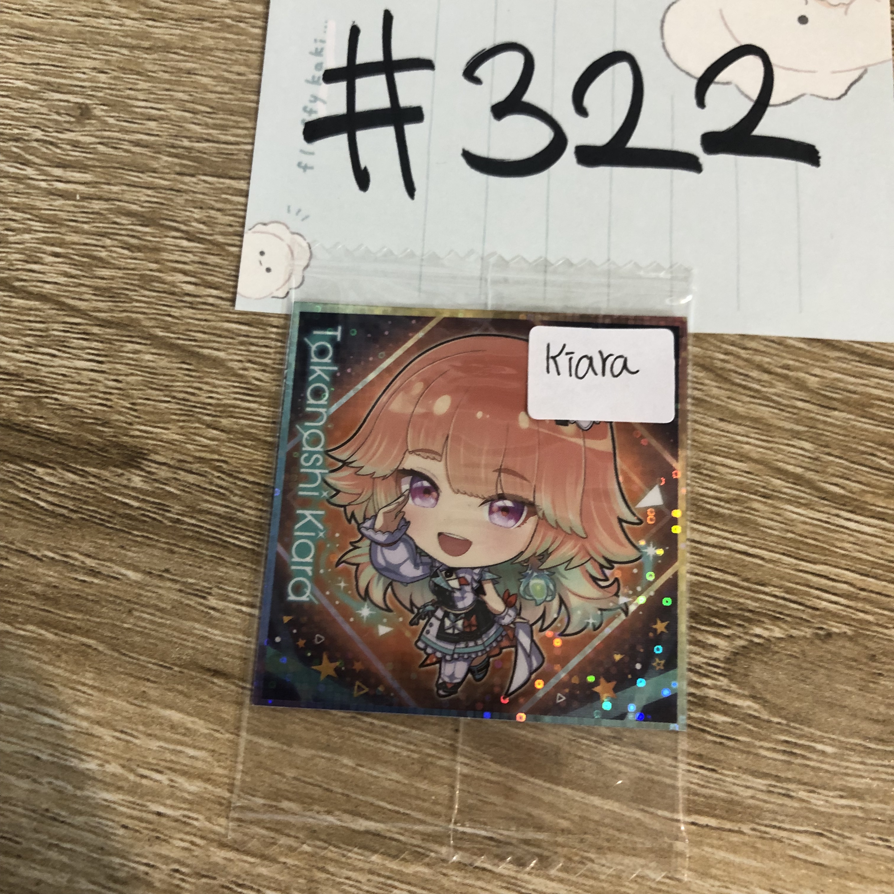 HOLOLIVE KIARA 貼紙 #322