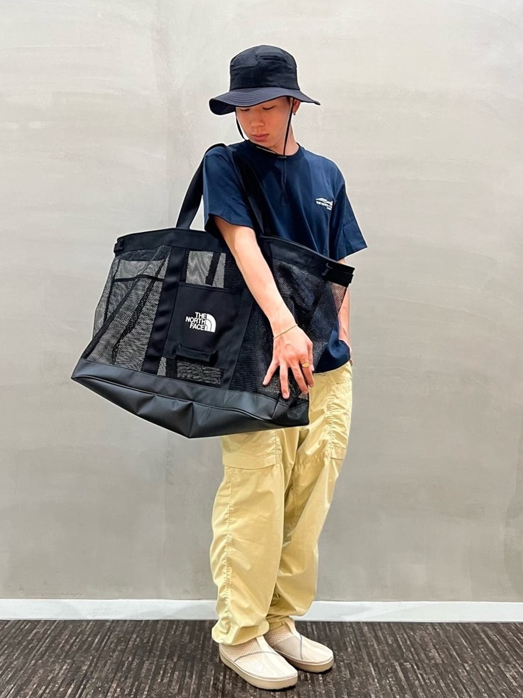 預購┃日本 THE NORTH FACE Glutton Mesh Tote 網狀大托特包 L NM82400