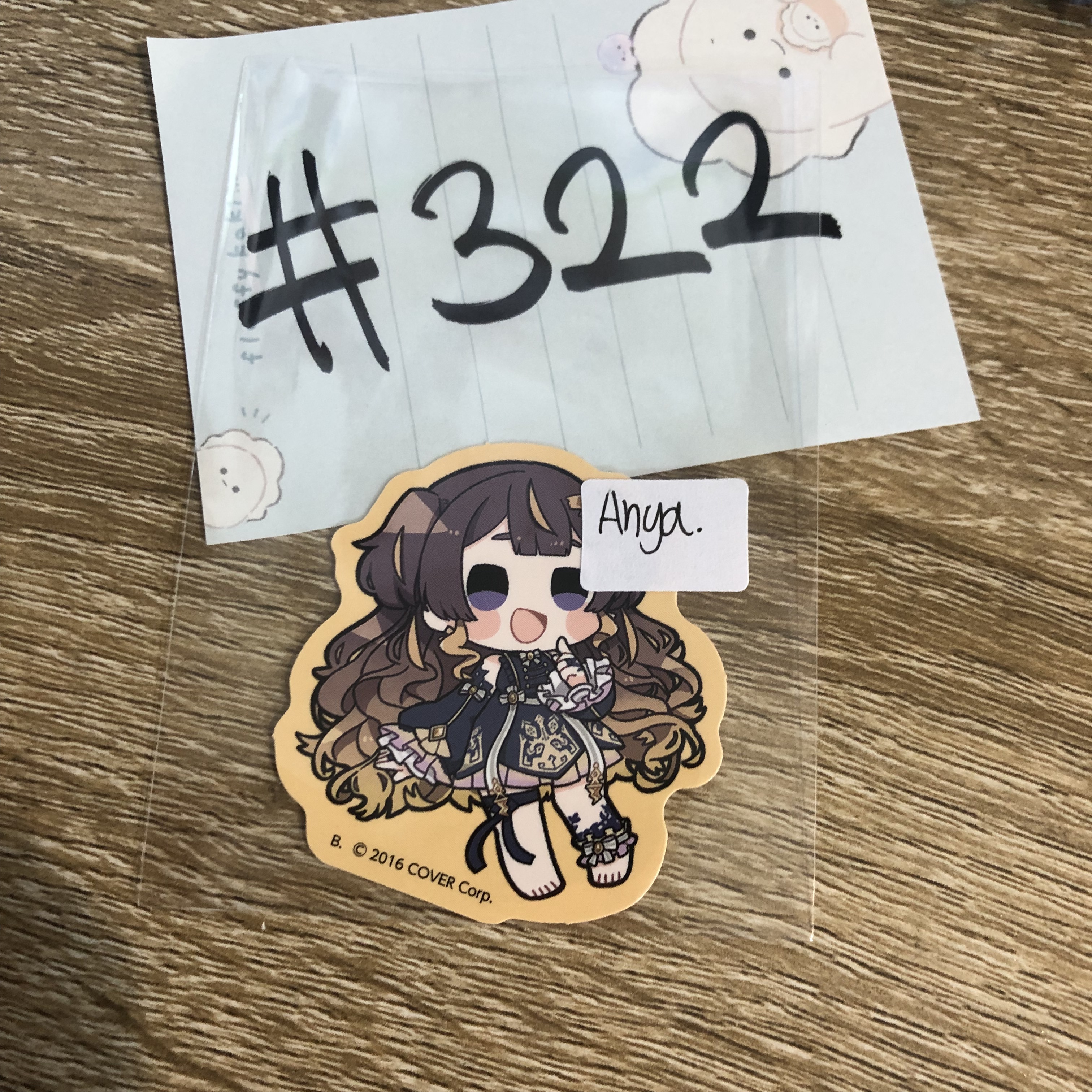 HOLOLIVE ANYA 貼紙 #322