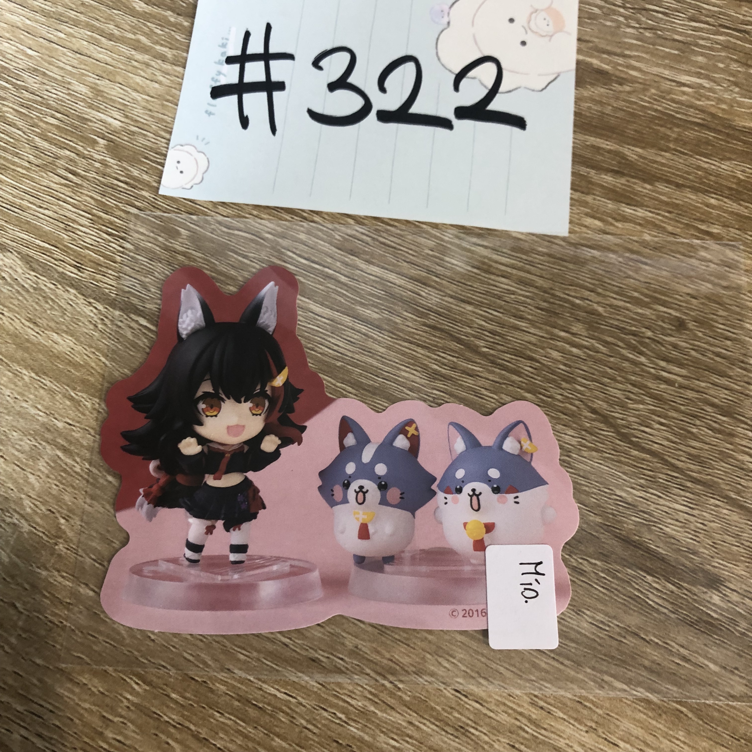 HOLOLIVE MIO 貼紙   #322