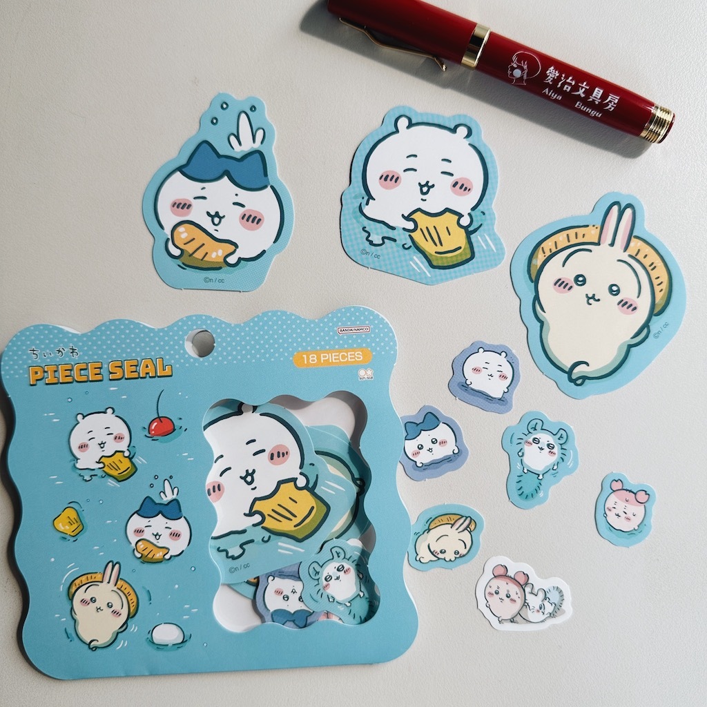 Chiikawa 吉伊卡哇 18枚 造型貼紙包｜日本SUN STAR