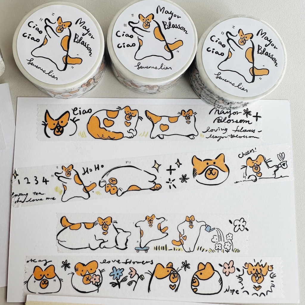 Ciao Mayor Blossom 和紙膠帶｜SEVERUS LIAN 里恩太太