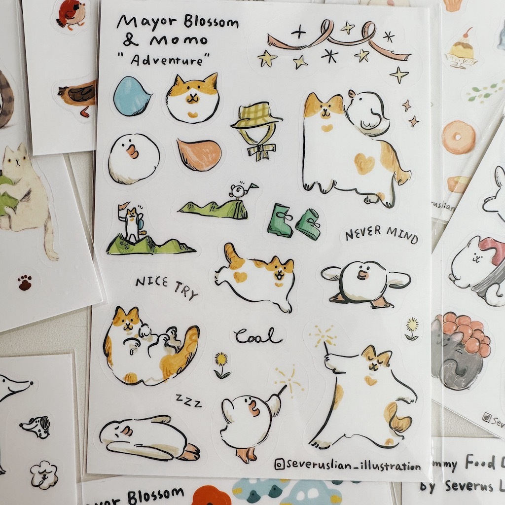 Adventure 防水透明貼紙｜SEVERUS LIAN 里恩太太