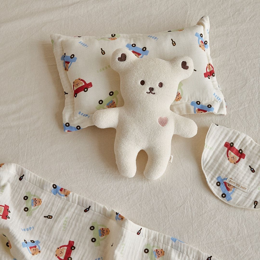 DTD玩轉人物Pure莫代爾系列-三重棉紗方形軟枕