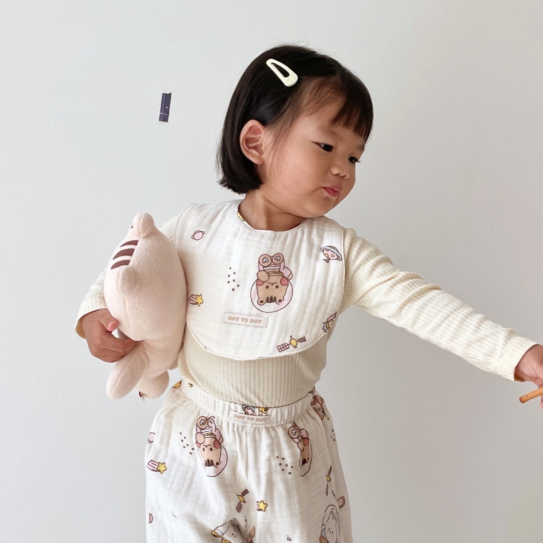 DTD玩轉人物Pure莫代爾系列-六重棉紗圍嘴