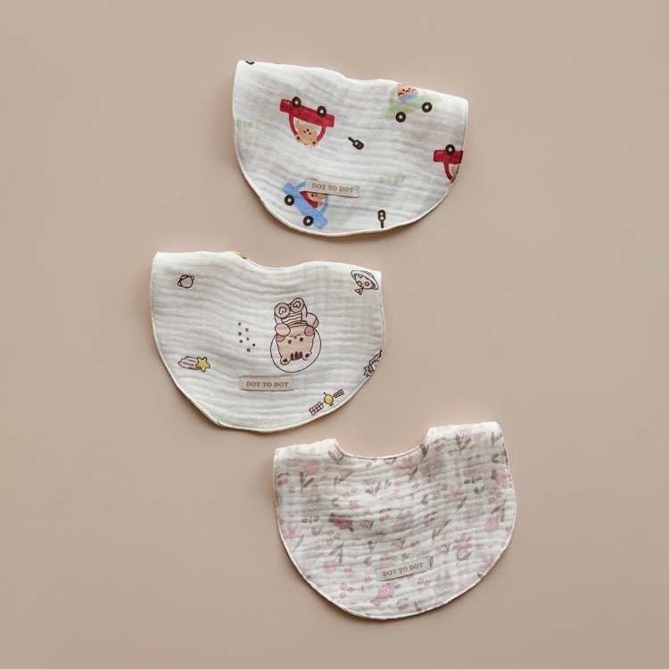 DTD玩轉人物Pure莫代爾系列-六重棉紗圍嘴