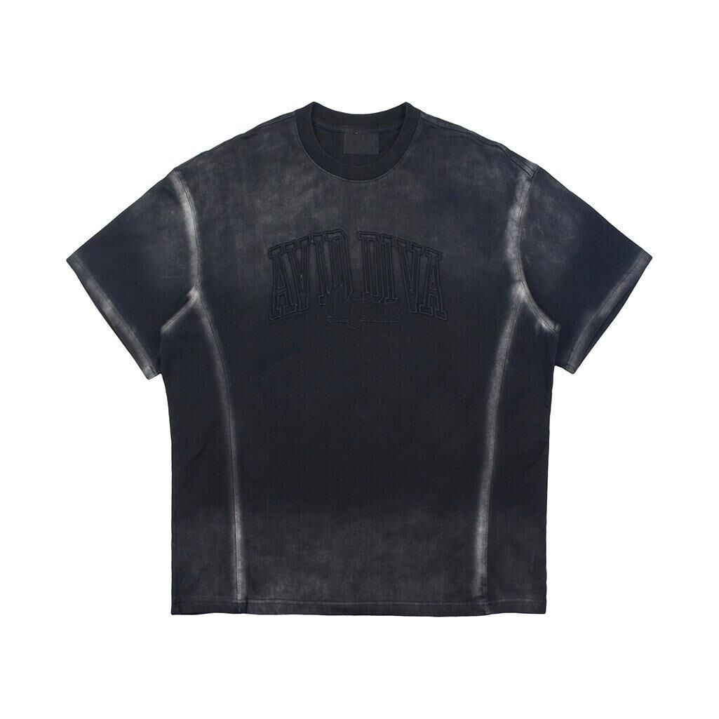 仿污英文字短袖Tee T5768