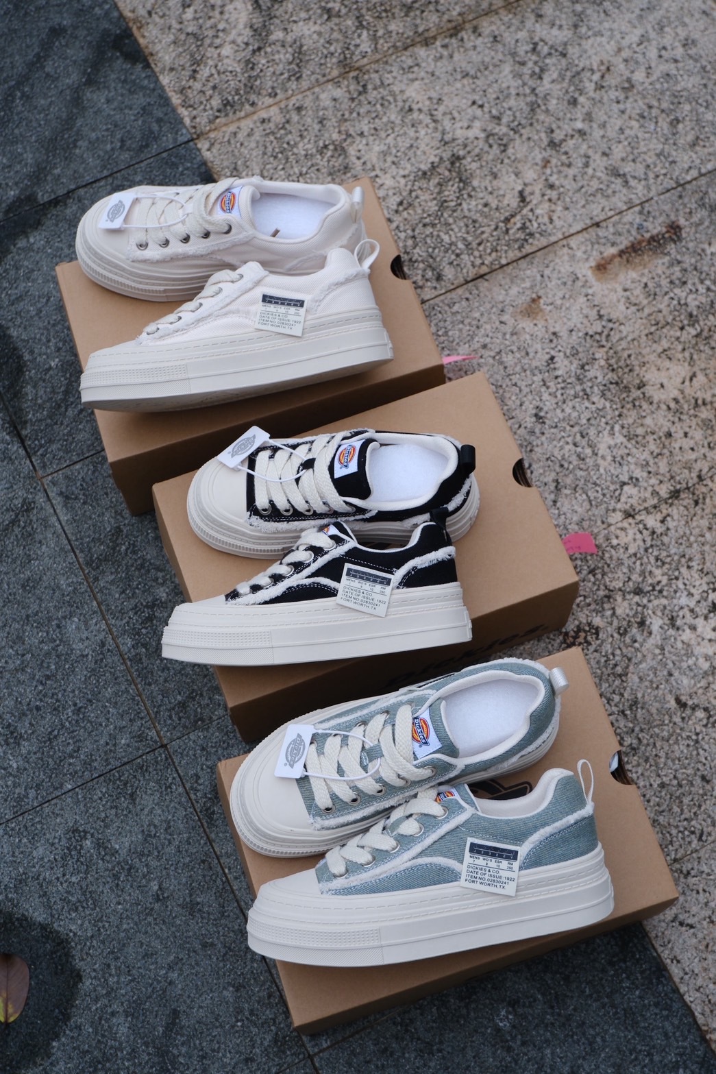 解構平替款！！Dickies 厚底 增高 解構 帆布鞋 3色 限時預購