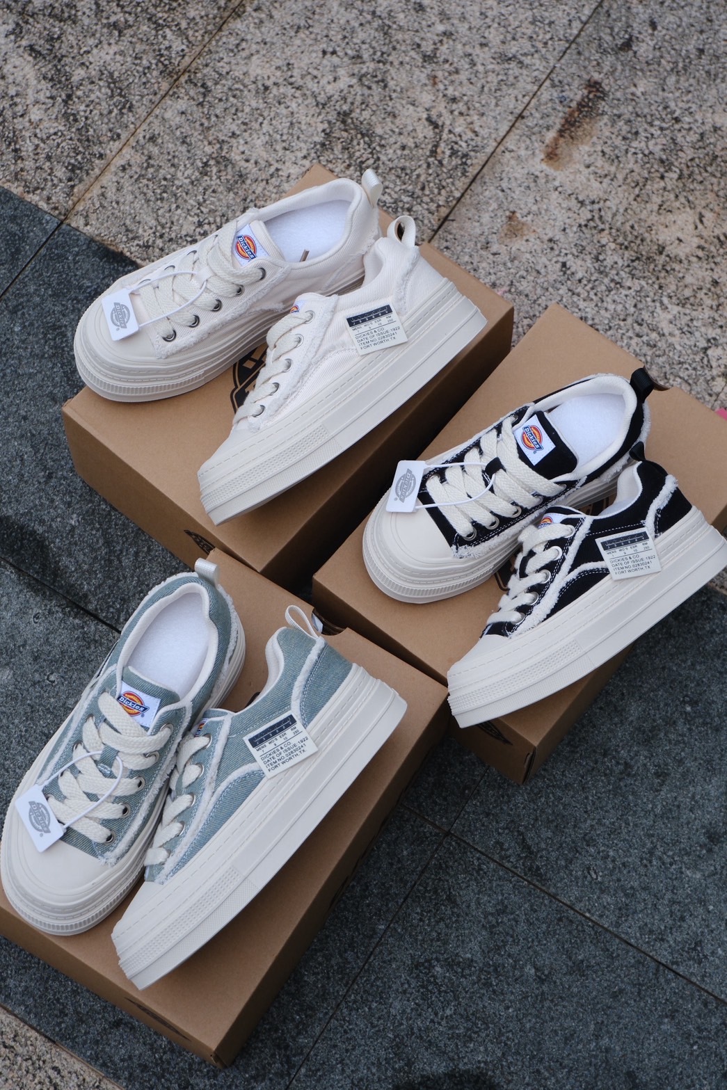 解構平替款！！Dickies 厚底 增高 解構 帆布鞋 3色 限時預購