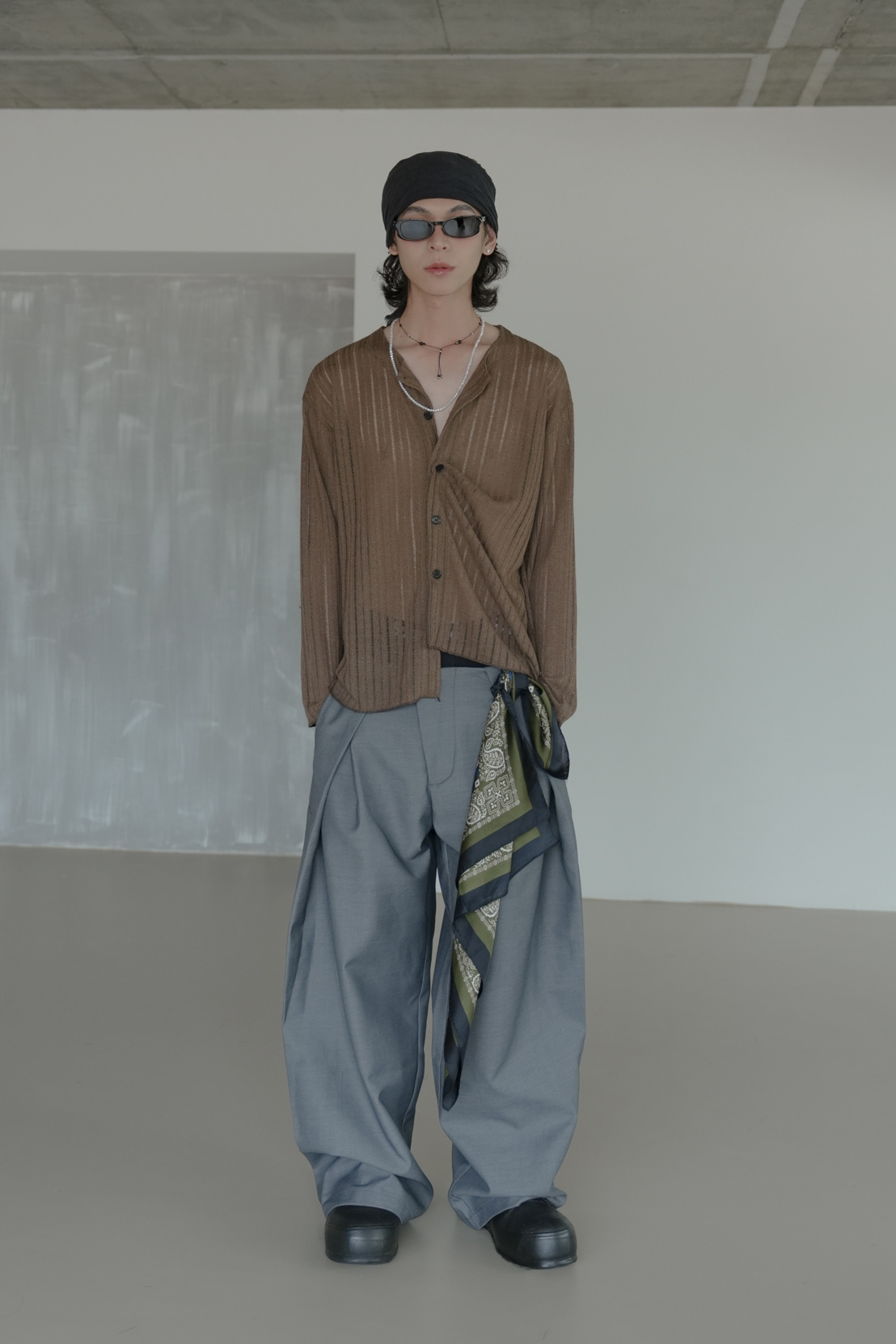 Summer Linen Round Neck Cardigan #罩衫