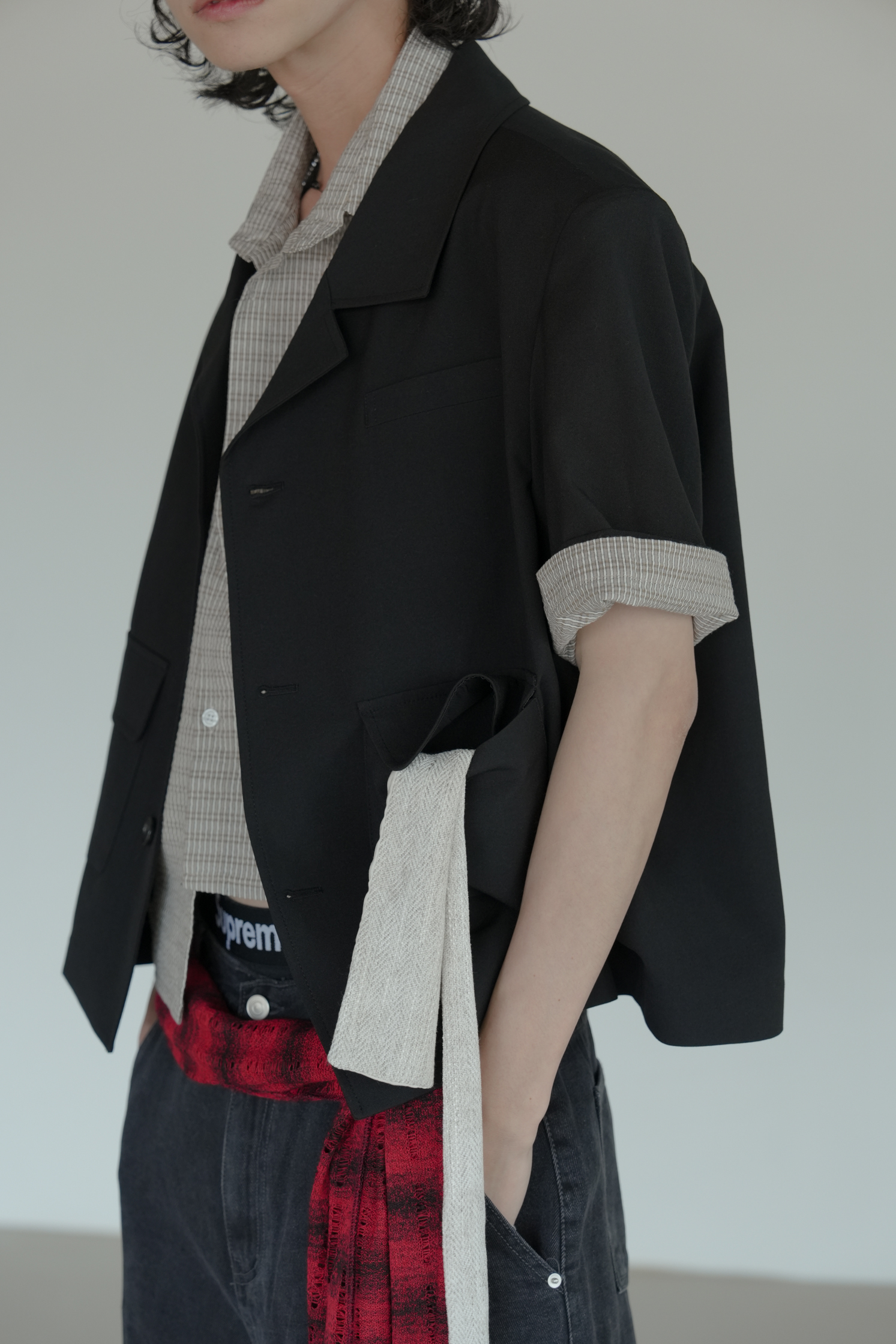 Youth Cropped Short-Sleeve Jacket #外套