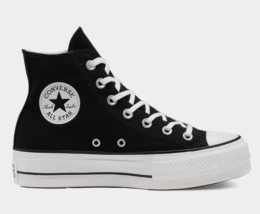 CONVERSE / Chuck Taylor All-Star Lift Canvas Black 全明星厚底帆布鞋黑色 560845C /  AUG25