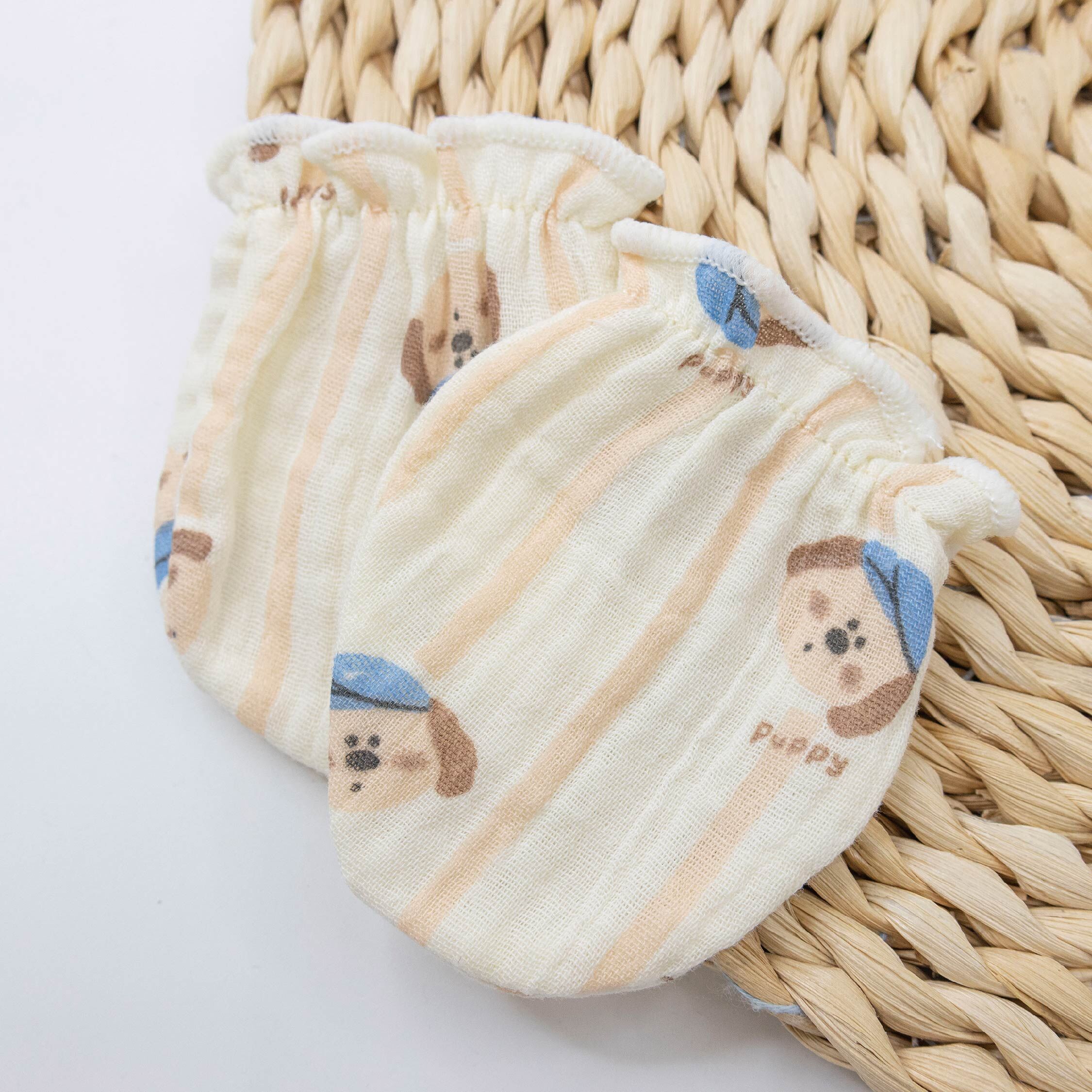 【JB0510】MIT純棉泡泡紗寶寶手套(兩雙一組)＊四款