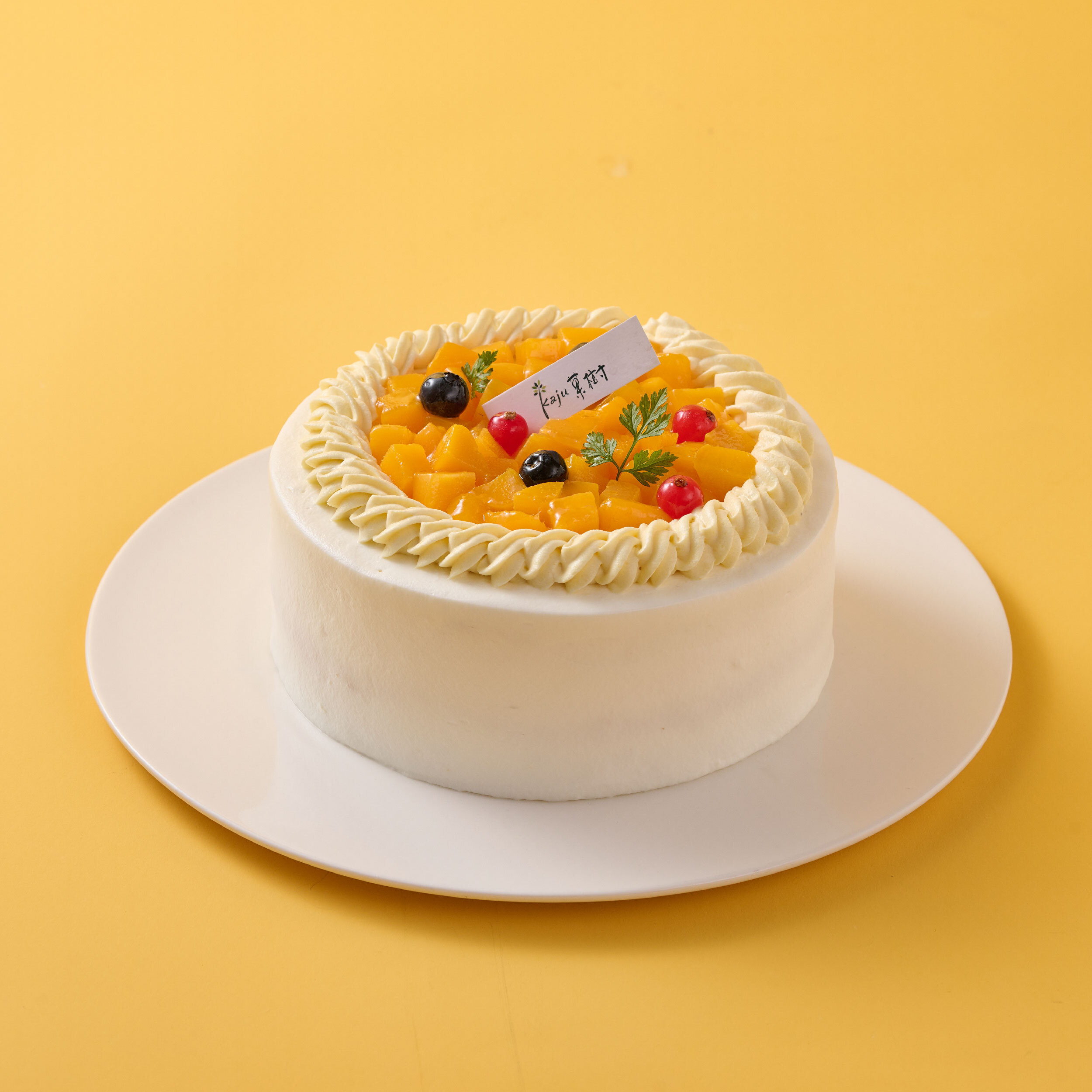 mango Fresh Cream Cake