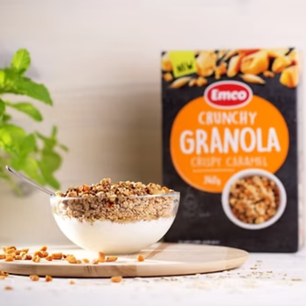 Emco Crunchy Granola - Crispy Caramel (340g) (57541)