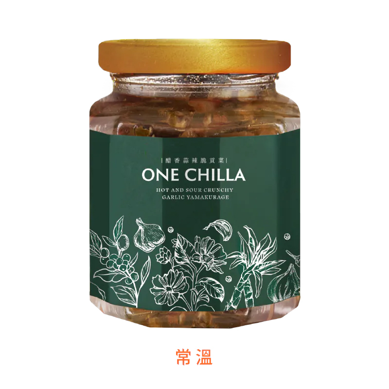 【灣沏辣】 醋香蒜辣脆貢菜260g