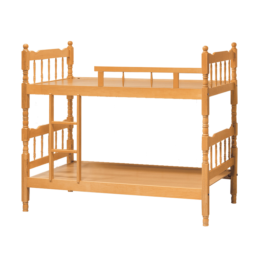 泰瓦3尺單人實木雙層床架