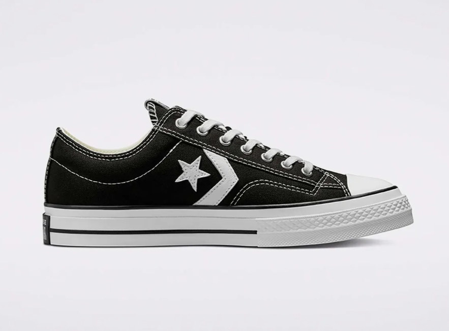 CONVERSE / Star Player 76 Premium Canvas Black 帆布穆勒鞋黑色 A01607C /  AUG25