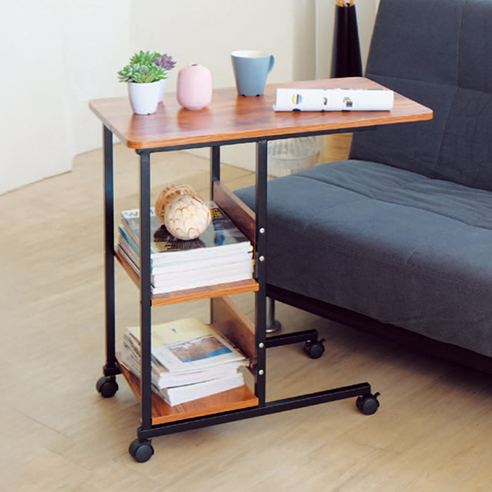 恩雷附輪活動式置物架/收納推車/餐車(DIY-兩色可選)