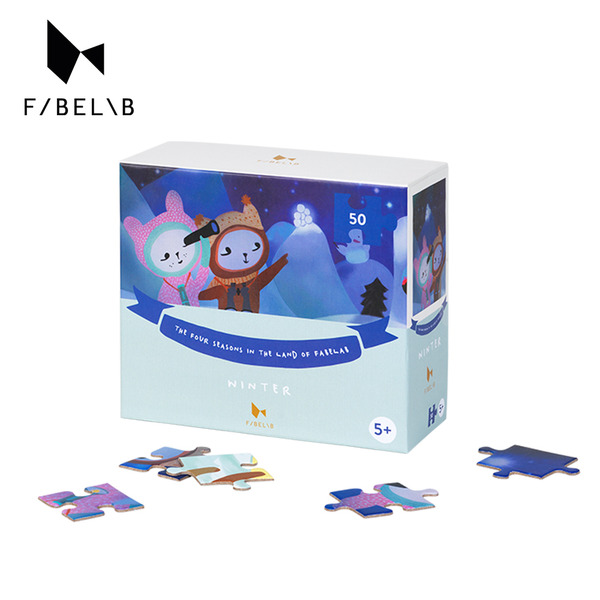 Fabelab 季節拼圖 四季拼圖50片款 (多色可選)