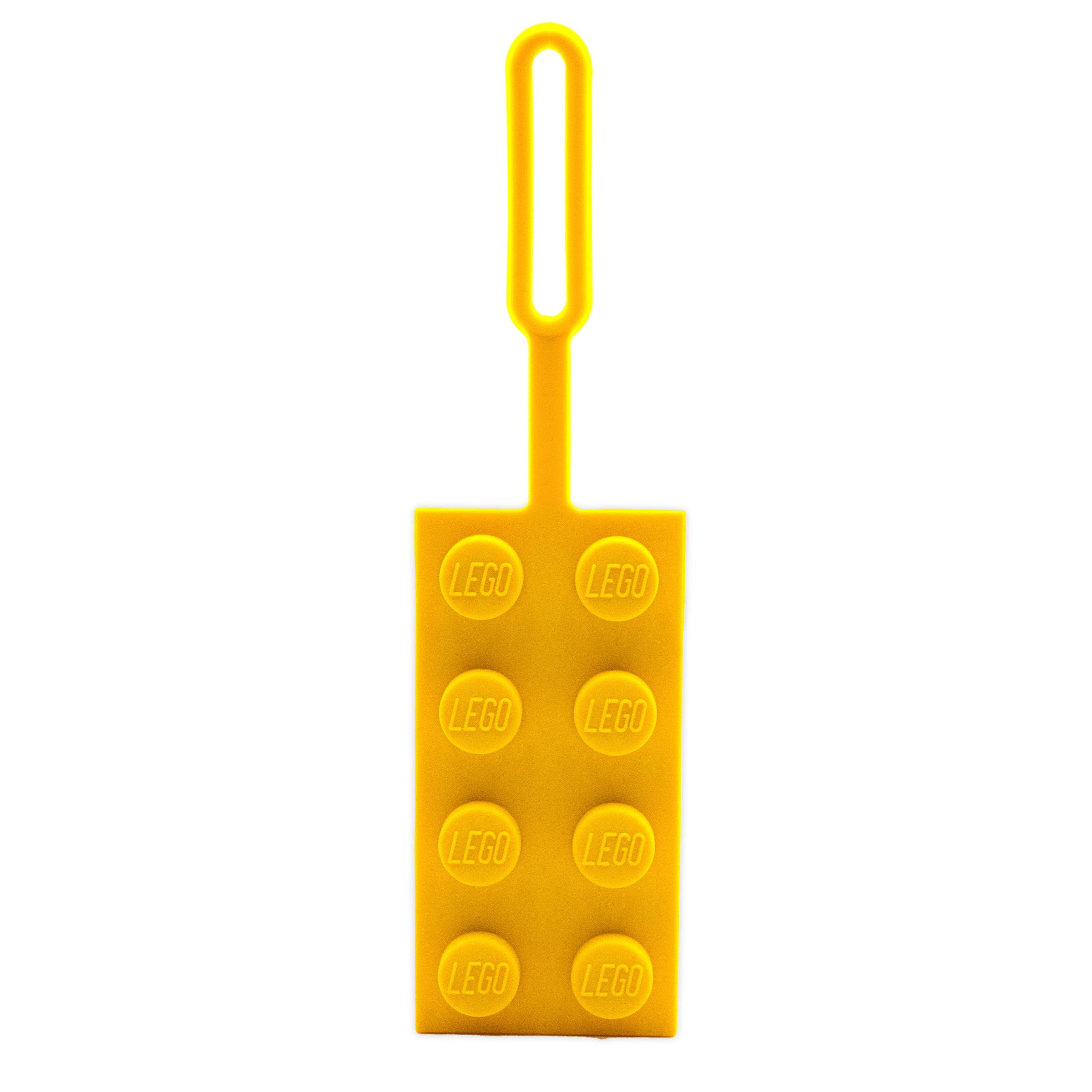 IQ HONG KONG X樂高® 2x4積木造型吊牌 (黃色)