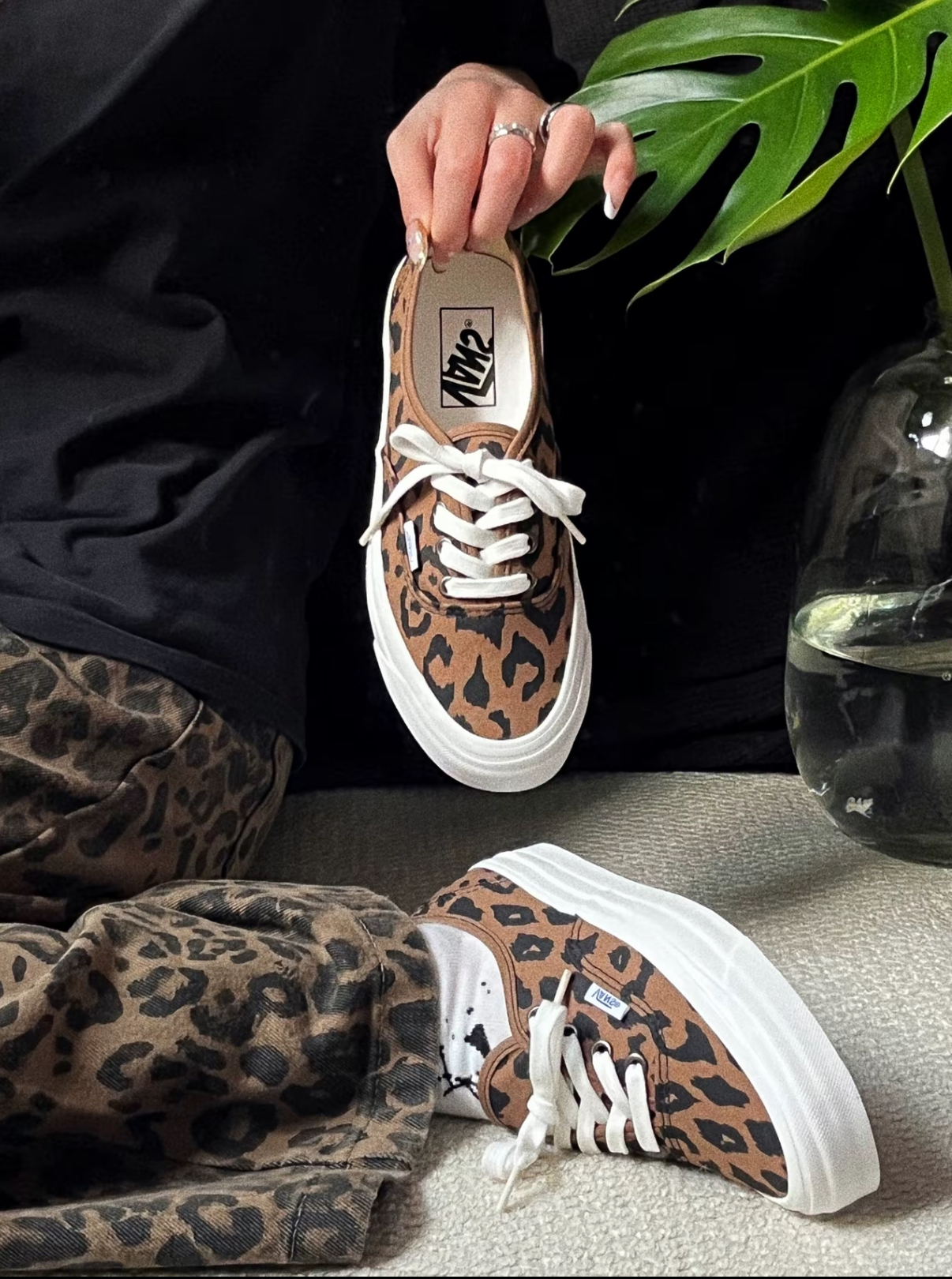 Vans Authentic 44 DX 豹紋 咖啡 滑板 帆布鞋 VN0A38ENVL01/預購