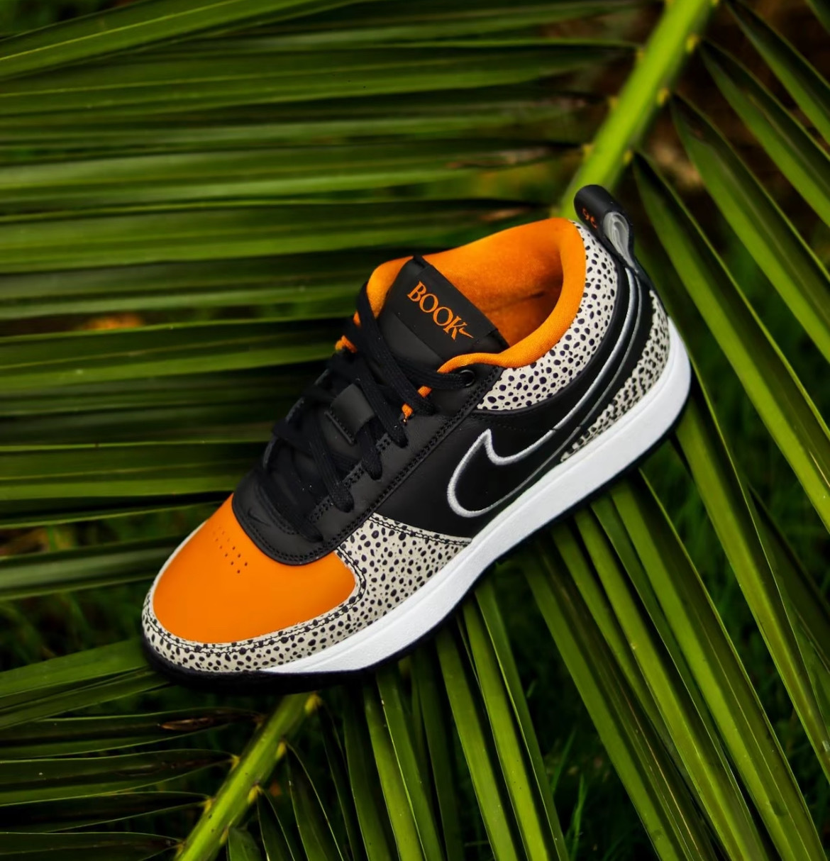 男鞋 NIKE BOOK 1 NAS EP 黑橘 耐磨 支撐 鴕鳥皮紋 籃球鞋 實戰鞋【IO9703-001】CHAPTER ONE