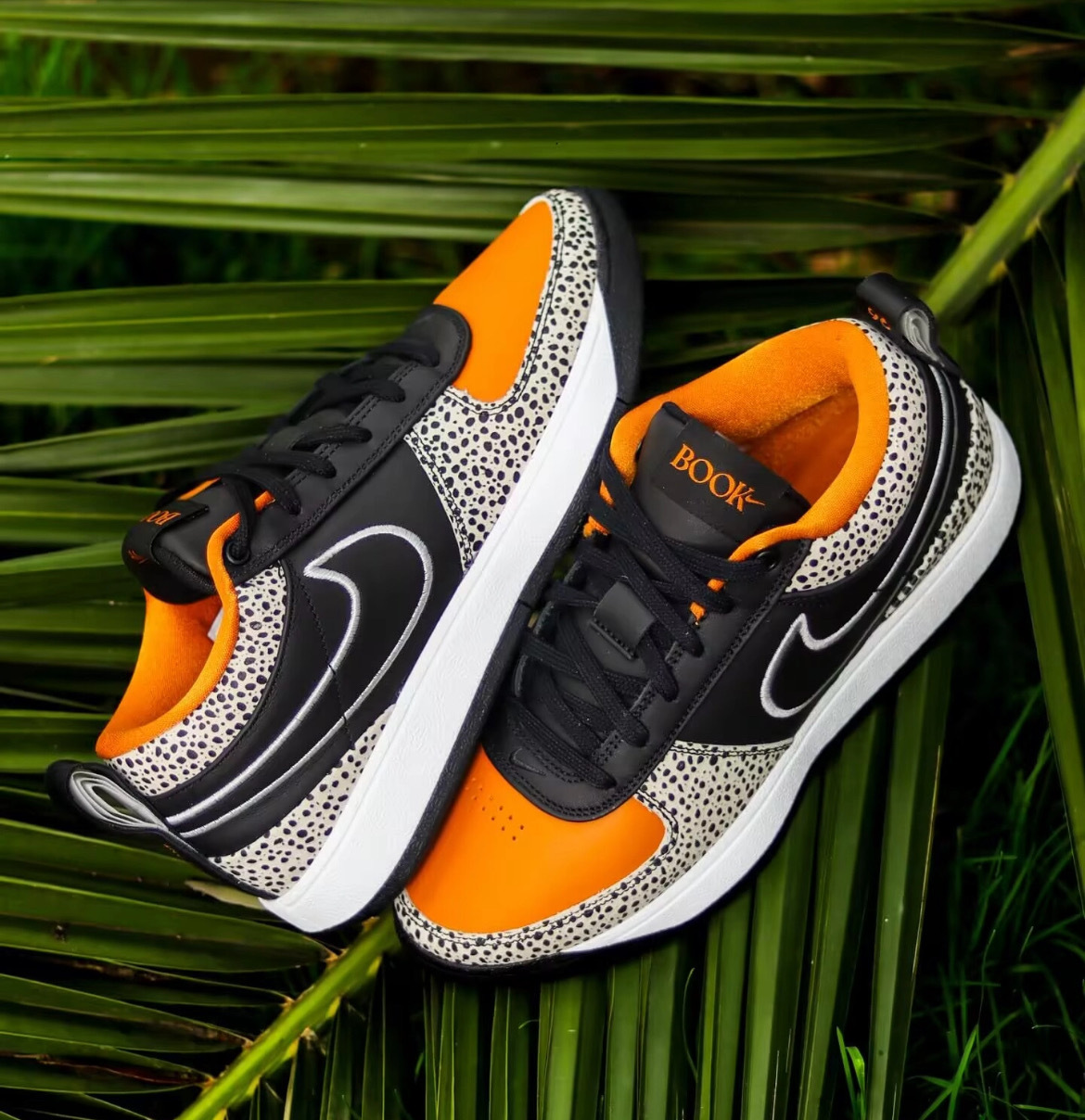 男鞋 NIKE BOOK 1 NAS EP 黑橘 耐磨 支撐 鴕鳥皮紋 籃球鞋 實戰鞋【IO9703-001】CHAPTER ONE