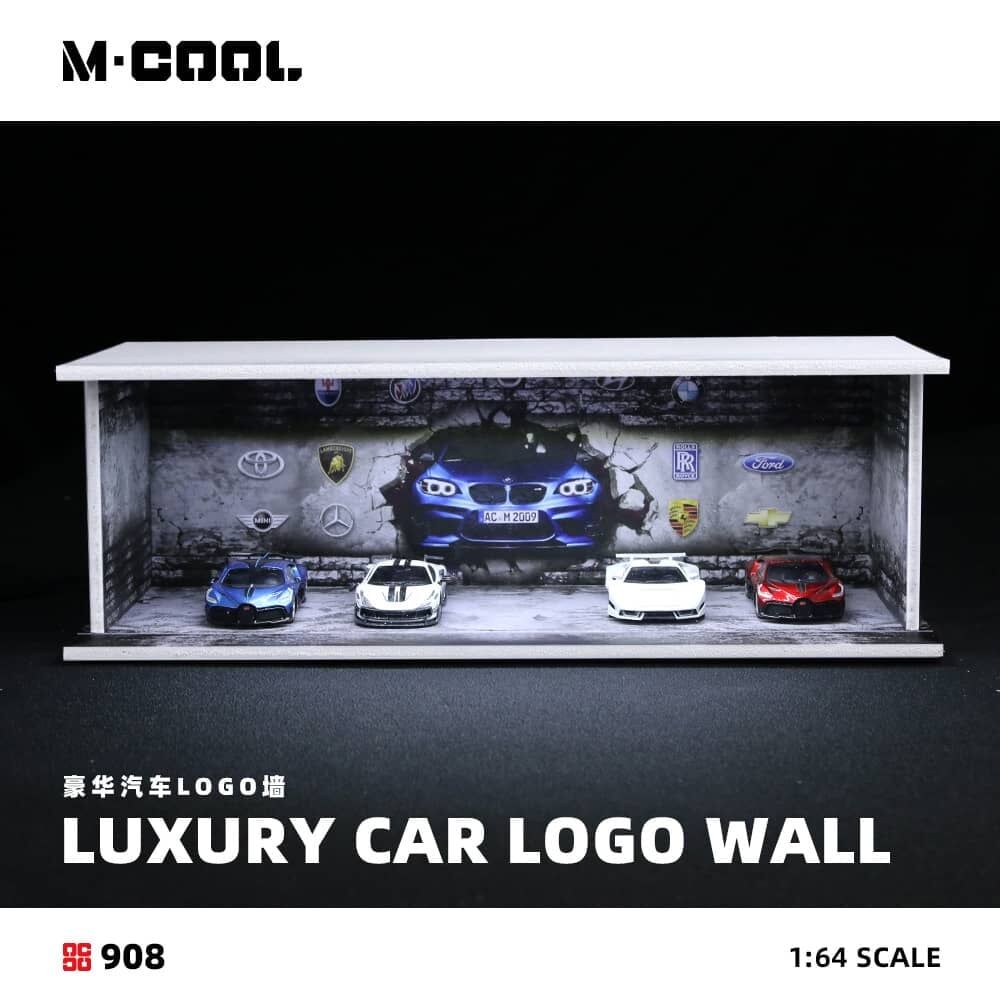 預訂:1/64 M·Cool  Luxury Car Logo Wall (MC914908 )