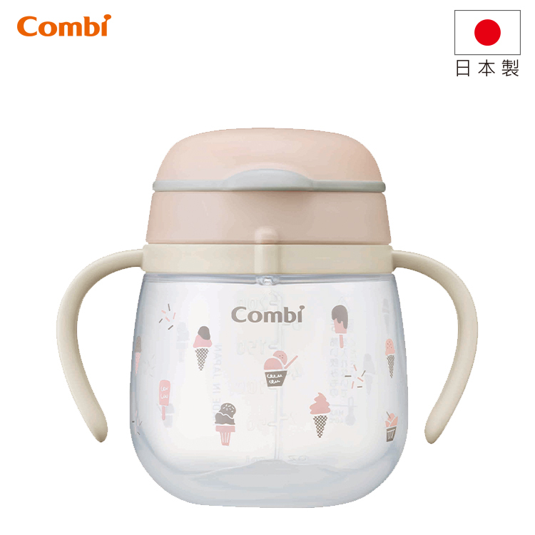 【日本製】 Laku Mug 初學直飲杯 (5mth+) 240ml #滑嘟嘟冰淇淋 -118804