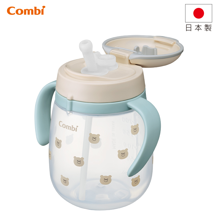 【日本製】 Laku Mug 吸管杯 (6mth+) 340ml #親親小棕熊 -119875