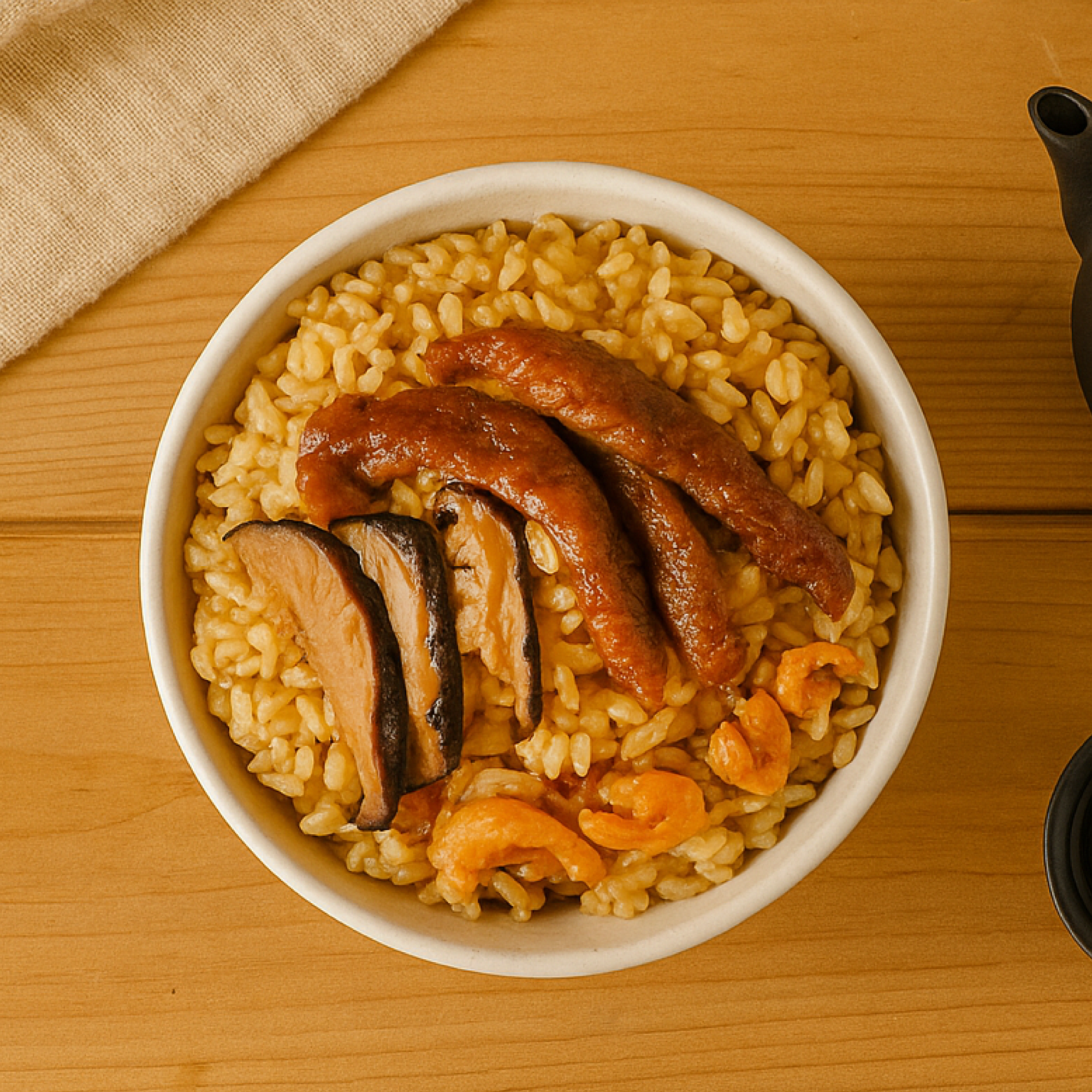 【批量生產】香菇肉油飯