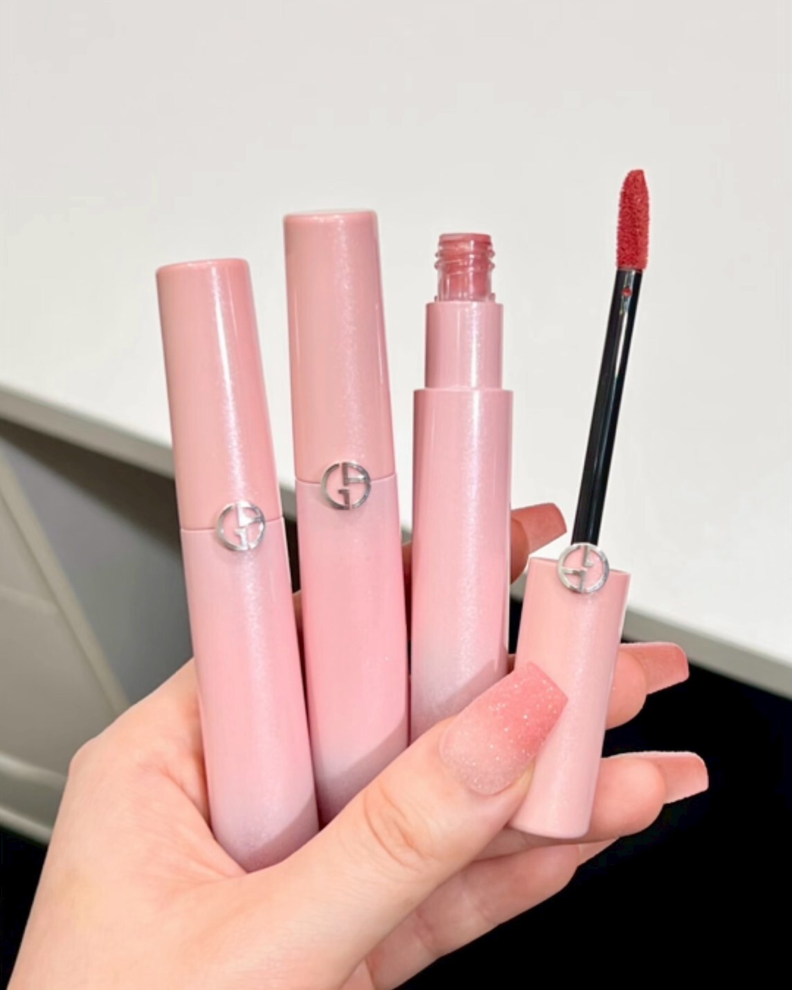 Giorgio Armani 亞曼尼 GA 奢華絲絨訂製唇萃 霓虹幻彩限定版 啞光唇釉 口紅 七夕限定