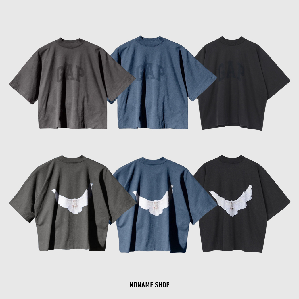 YEEZY x GAP x BALENCIAGA 三方聯名 五分袖 動物 圖騰 七分袖 短袖 三色 (男款)