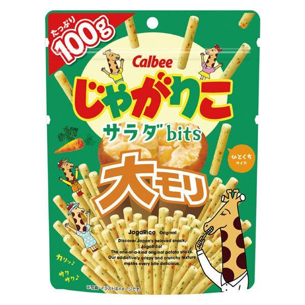 日本卡樂 B JAGARICO 沙律味脆條 (大包裝) 100G