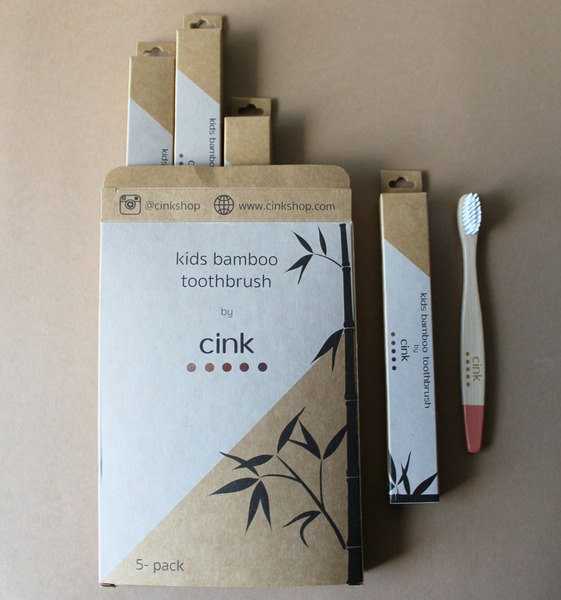 Cink 竹製牙刷五入組