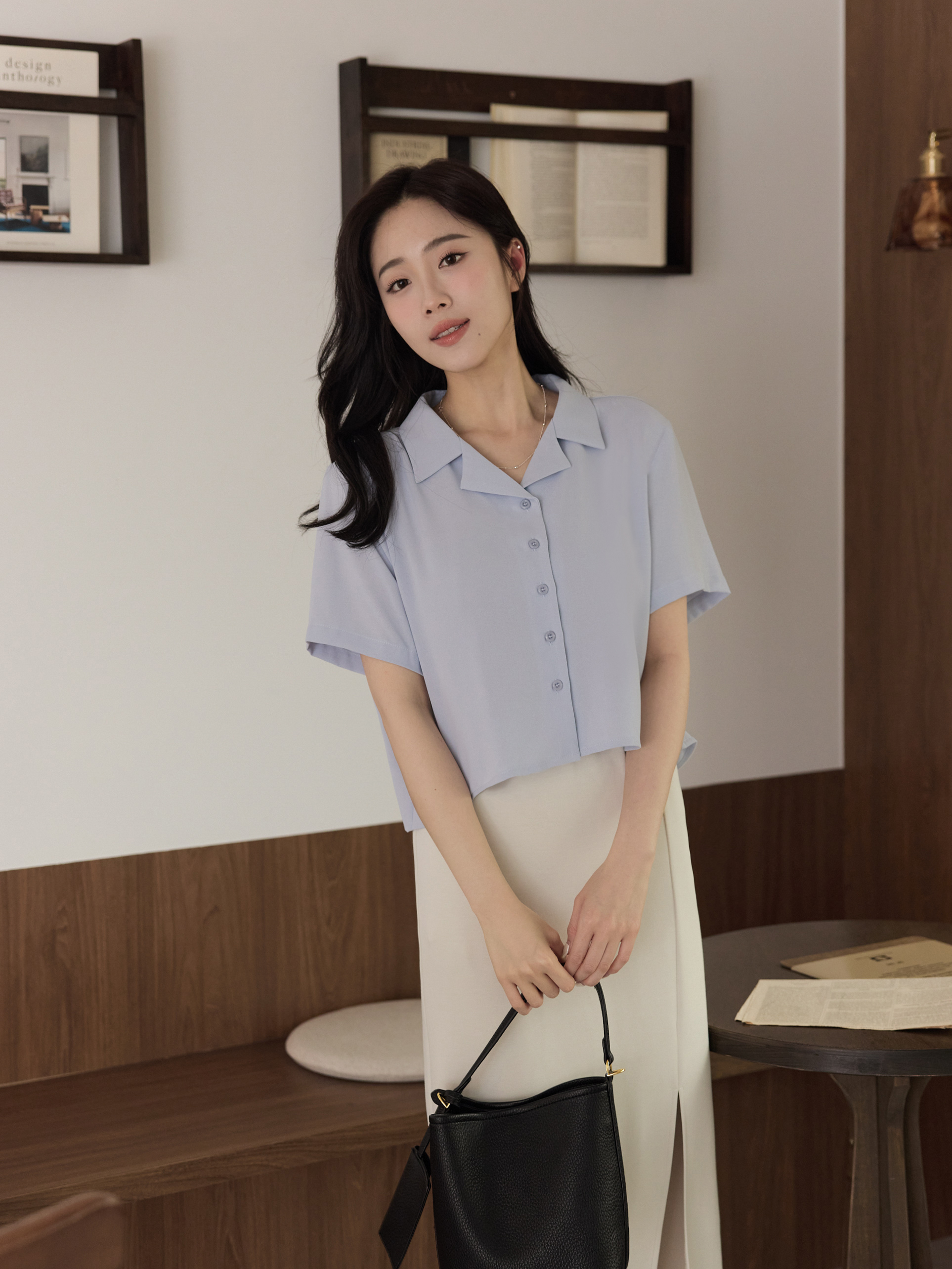 自訂 冰滴垂墜古巴領襯衫