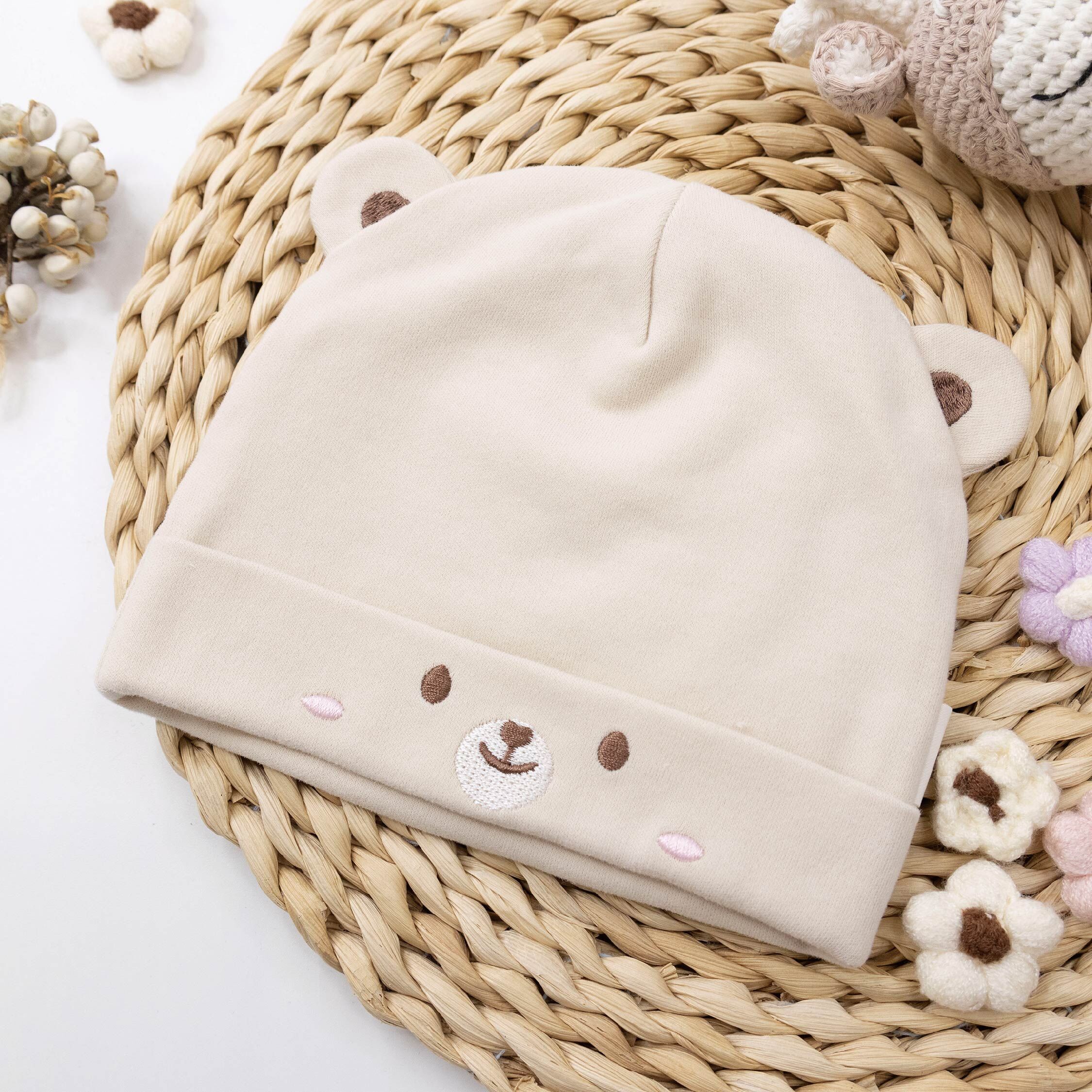 【JA1545】立體動物雙層寶寶帽＊四色