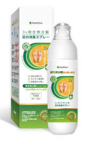 日本🇯🇵 Healthive 專研3倍抗菌脫臭植萃修護腳氣水 100ml [#SQ25080801]